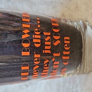 1976 " Old Bowlers never die..." Glass